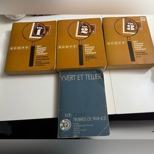 1977 Scott Postage Stamp Catalogue All 3 Volumes & Yvert Et Tellier 1976…
